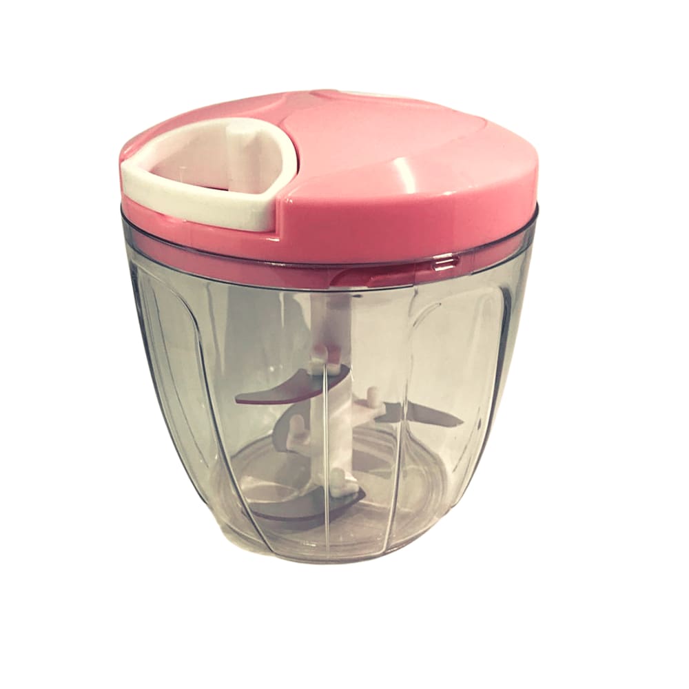 Triturador e Processador Manual De Alimentos 5 Lâminas 900ml