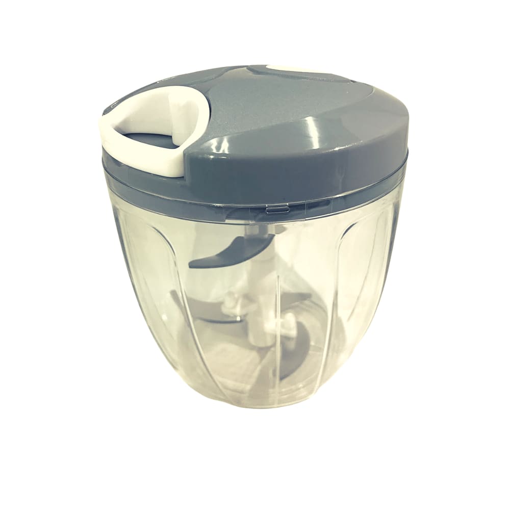 Triturador e Processador Manual De Alimentos 5 Lâminas 900ml