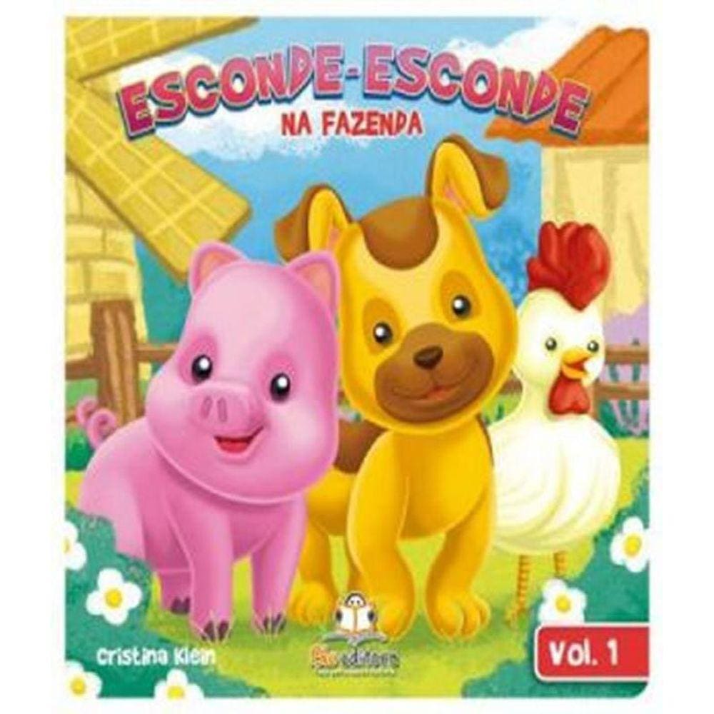 Livro Esconde-Esconde Na Fazenda - Vol 01