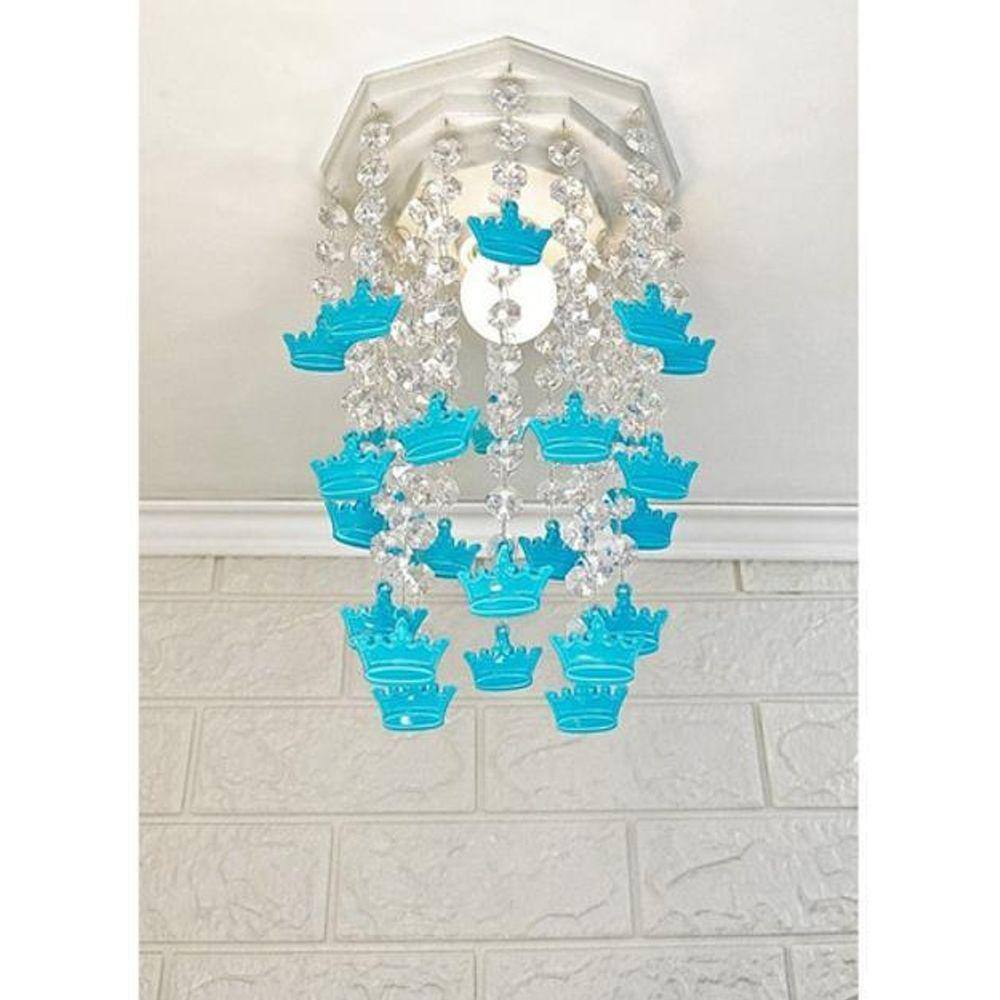 Lustre Plafon Luminária De Teto Quarto Bebê De Menino Coroas