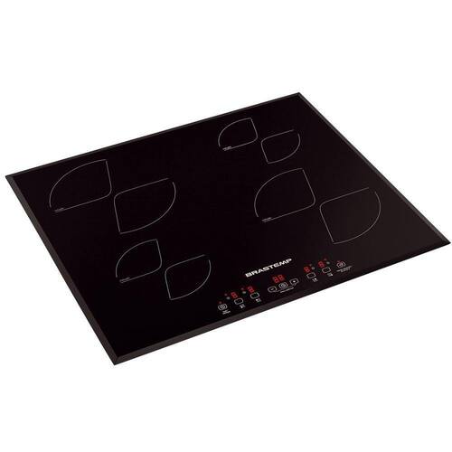 Cooktop de Indução Brastemp 4 Bocas BDJ62AE - 220V Menor preço em Cooktop de Indução Brastemp 4 Bocas BDJ62AE - 220V