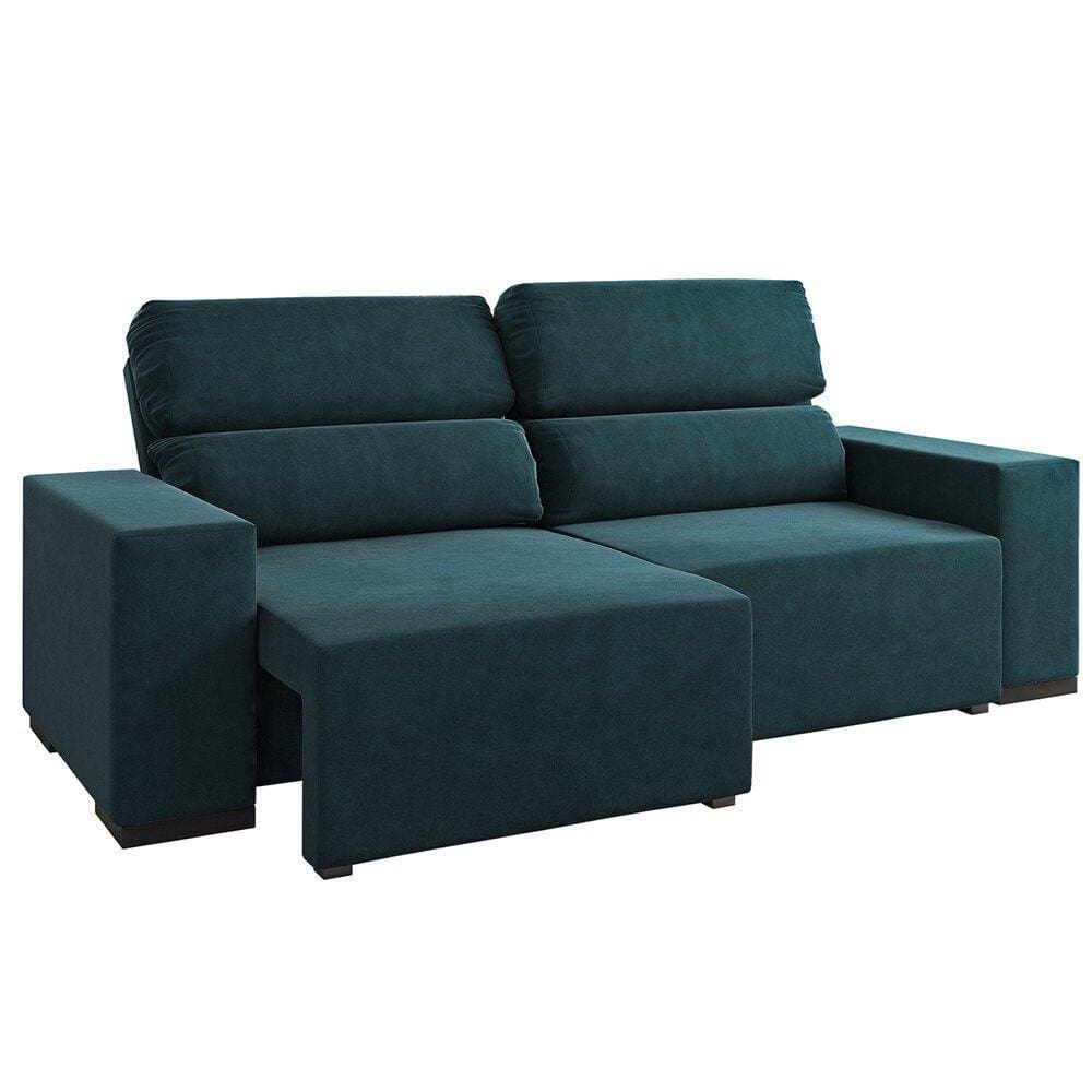 Sofá Retrátil e Reclinável Eduarda 2,00 Metros 3 ou + Lugares Viero