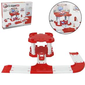 Mega Garagem Playset com Veículos - Up and Down Garage - Polícia