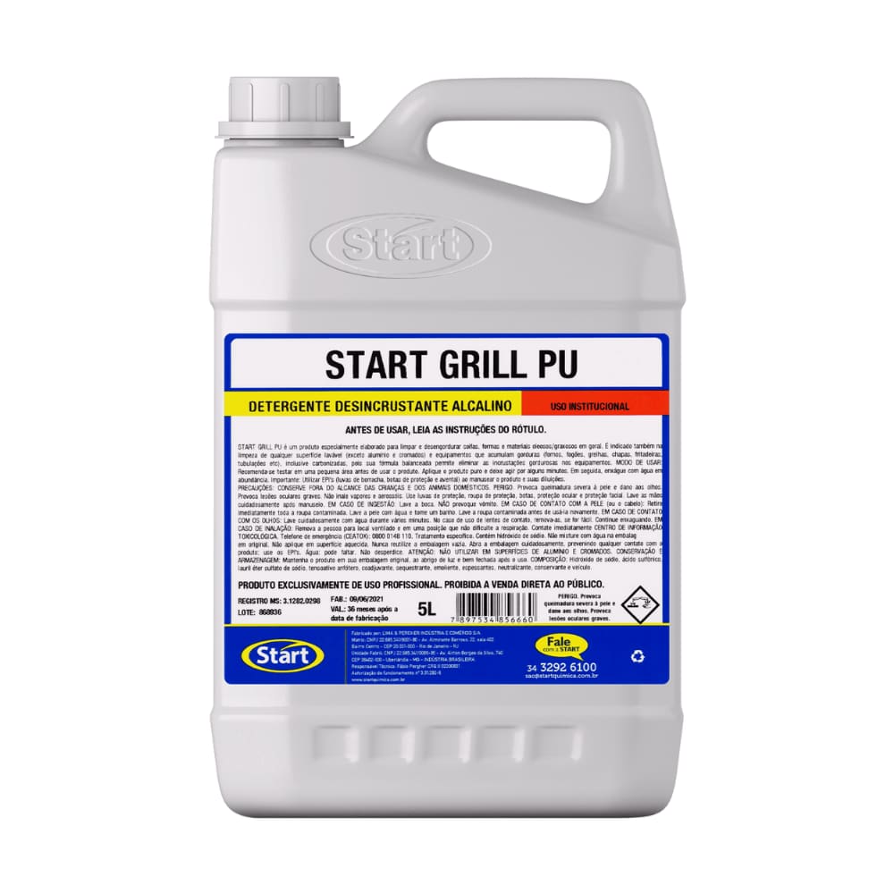 Detergente 5L Start Grill 5L pronto uso
