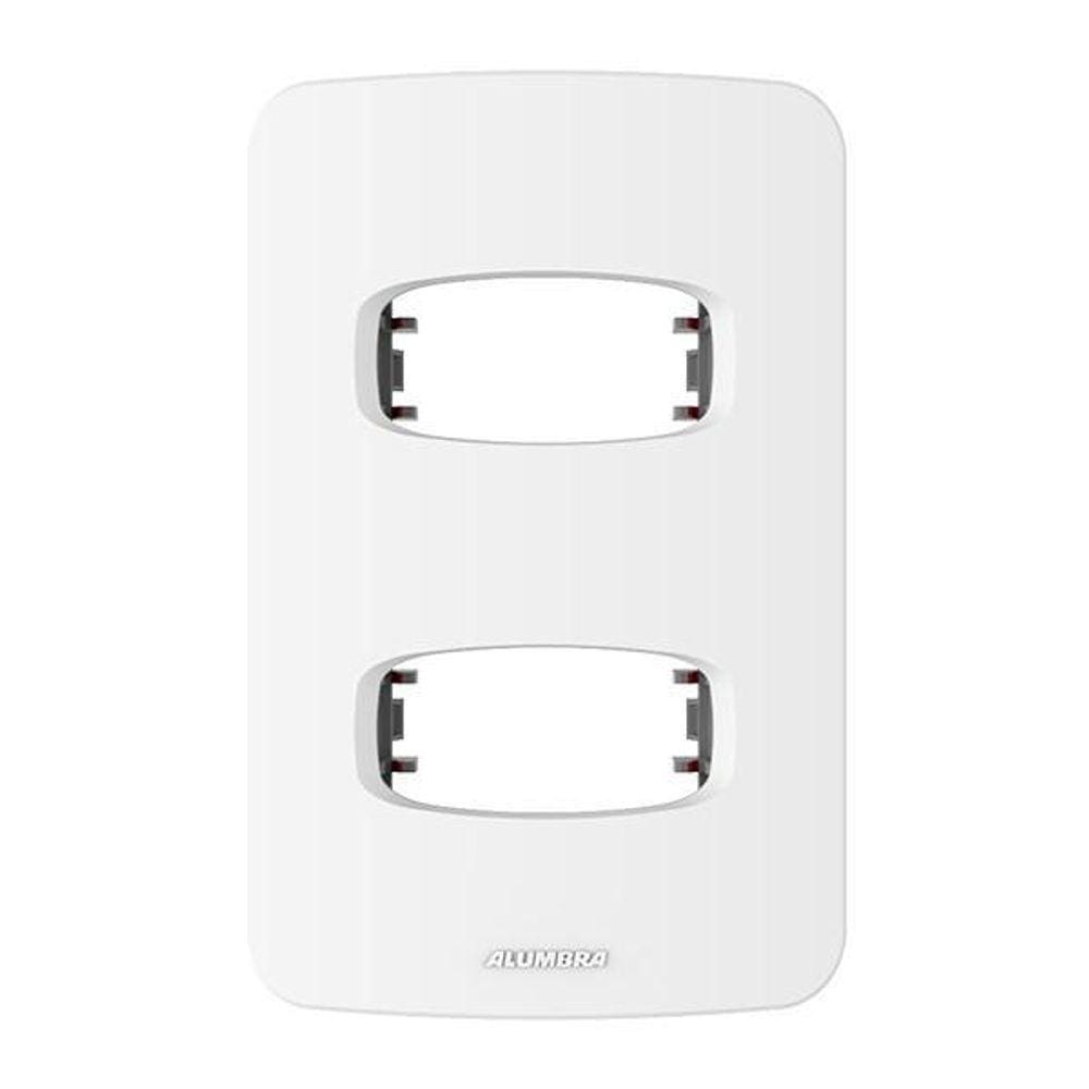 Placa 2 Módulos + Suporte 4X2 - Alumbra Gracia - 85301