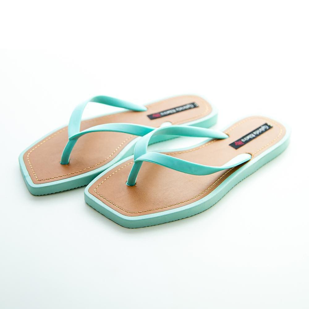 Chinelo Feminino Bico Quadrado Conforto Dia a Dia Verão