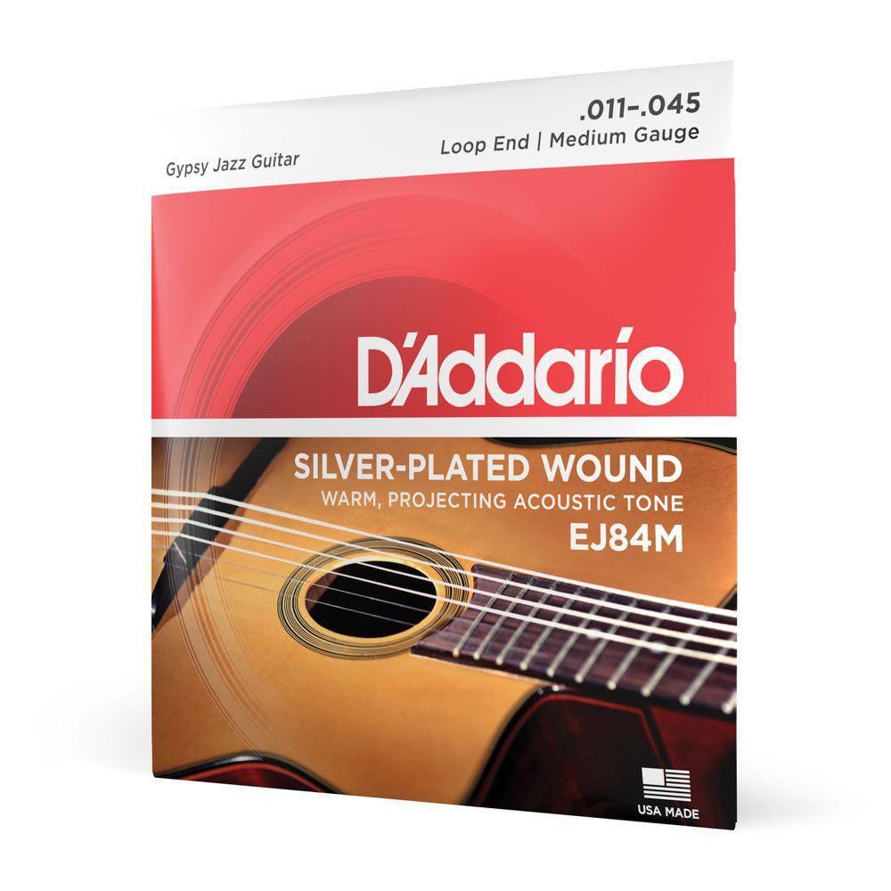 Encordoamento Violão Aço .011 D`Addario Gipsy Jazz EJ84M