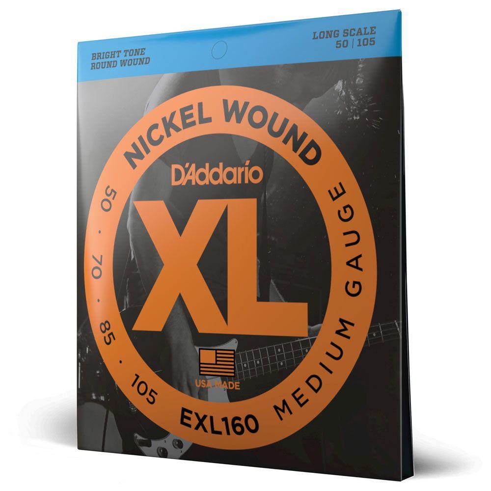 Encordoamento Baixo 4C .050 D Addario XL Nickel Wound EXL160