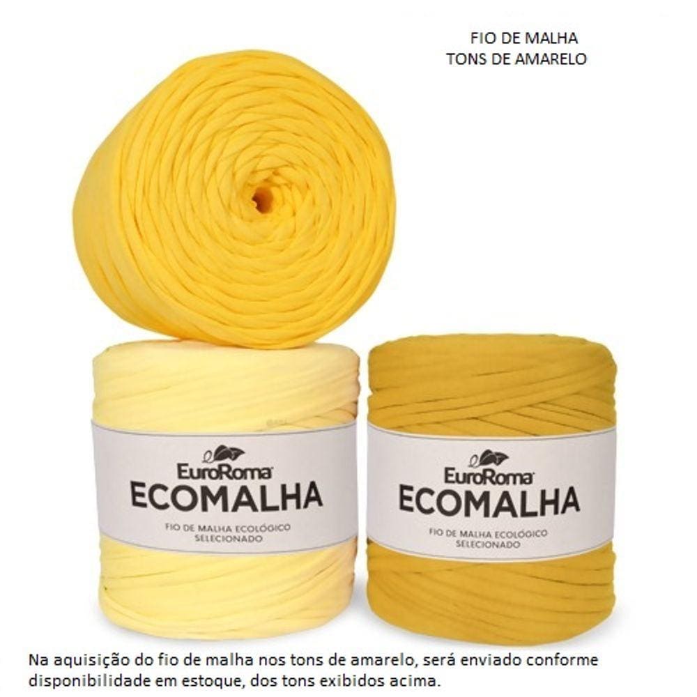 Euroroma Ecomalha Tons De Amarelo