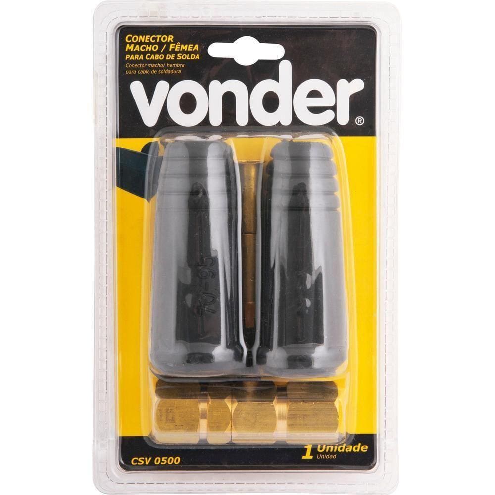 Conector Rápido Macho fêmea 13 Mm Para Cabo De Solda Vonder