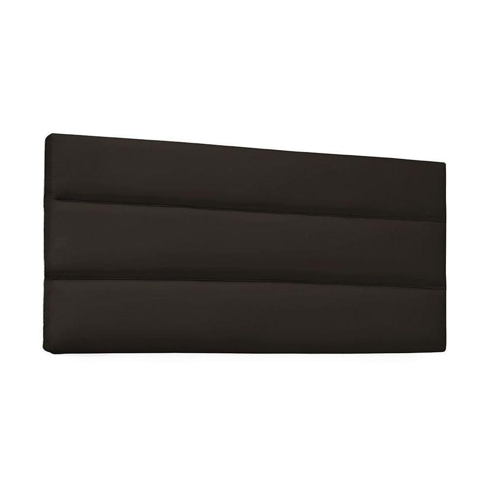 Cabeceira Painel La Italiana Casal 140cm Corino Marrom