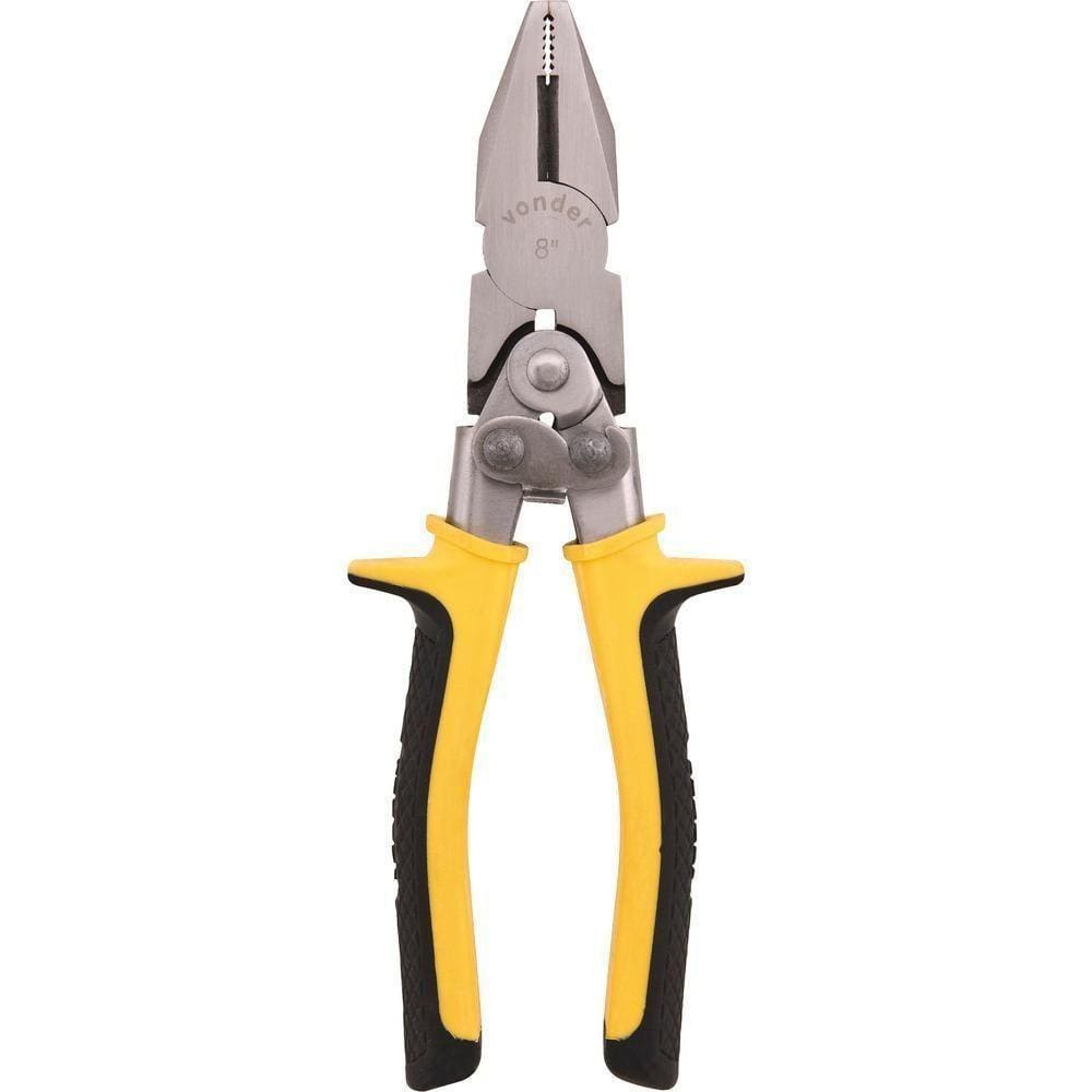 Alicate Universal 8" Força Dupla Vanádio Isol. 1000v Vonder