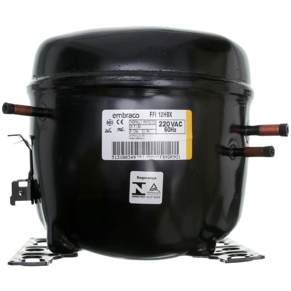 Compressor Embraco Potencia 1/3+ 220v/60 Gás R134a Ffi12hbx