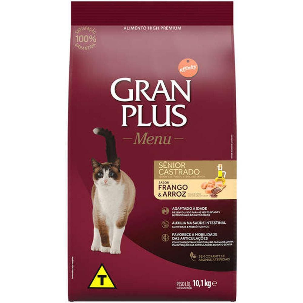 Gran Plus Gatos Ad. Castr. Senior 10,1Kg