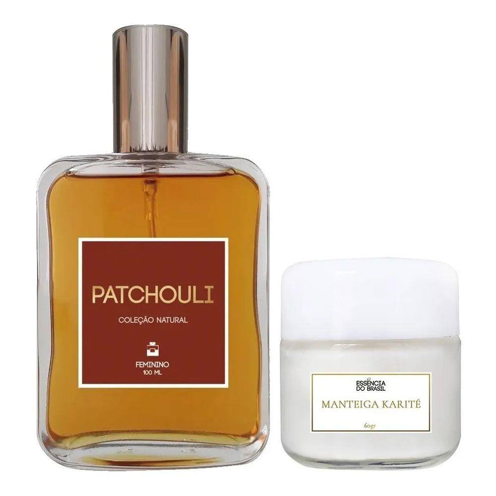Kit Perfume Patchouli Fem. 100ml + Manteiga de Karité 60gr