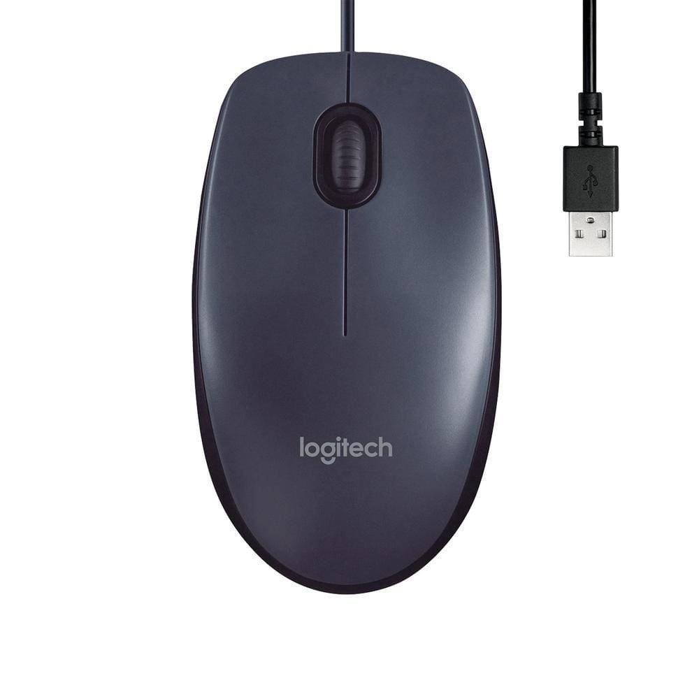 Mouse Com Fio Usb Logitech M90 910-004053