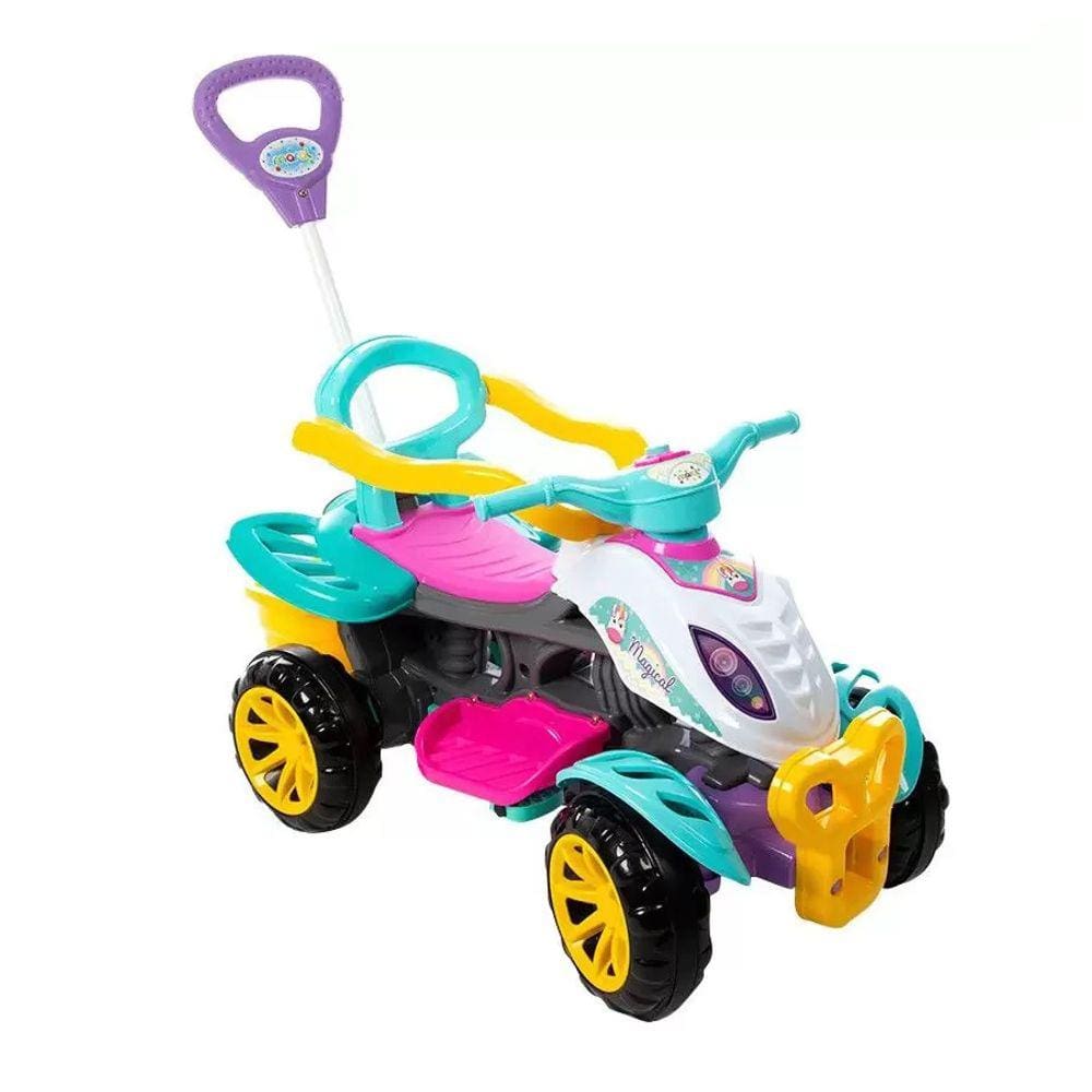 Motinha bebe com empurrador e pedal, extra