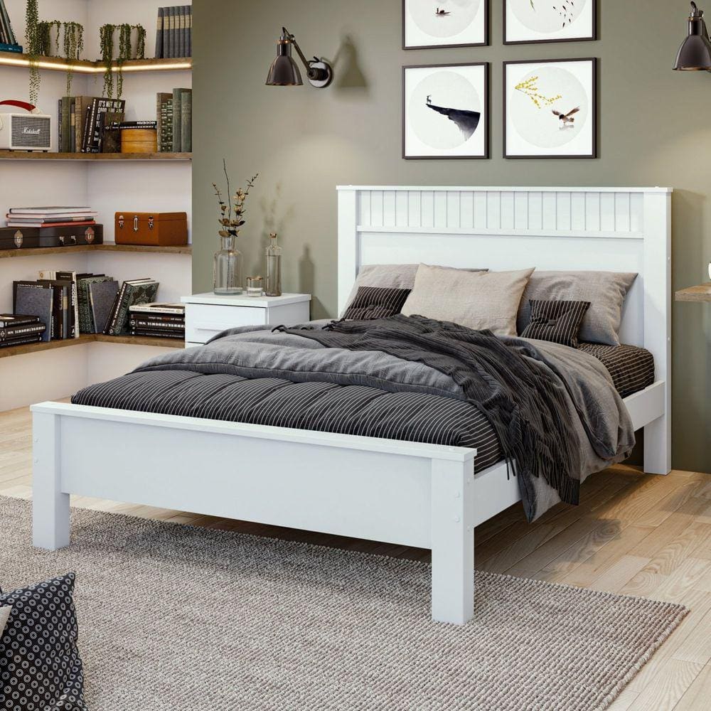 Cama Casal Athenas Plus Móveis Lopas Branco