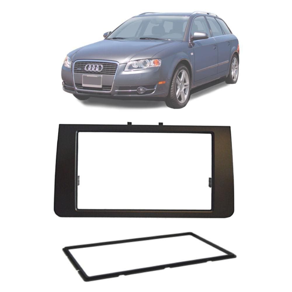 Moldura 2 Din Fiamon 3123 Audi A3 2003-2008 Sportback Preta