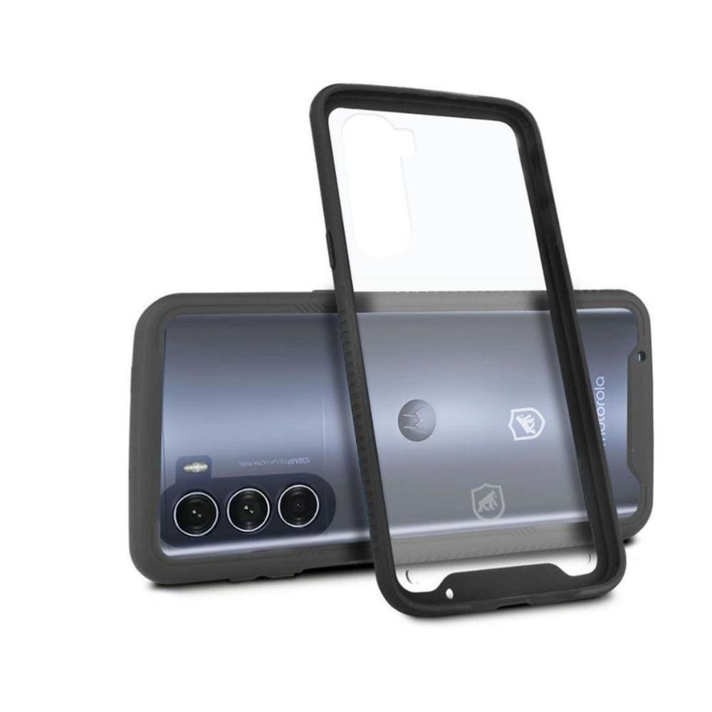 Capa Stronger Preta para Motorola Moto G200 - Gshield