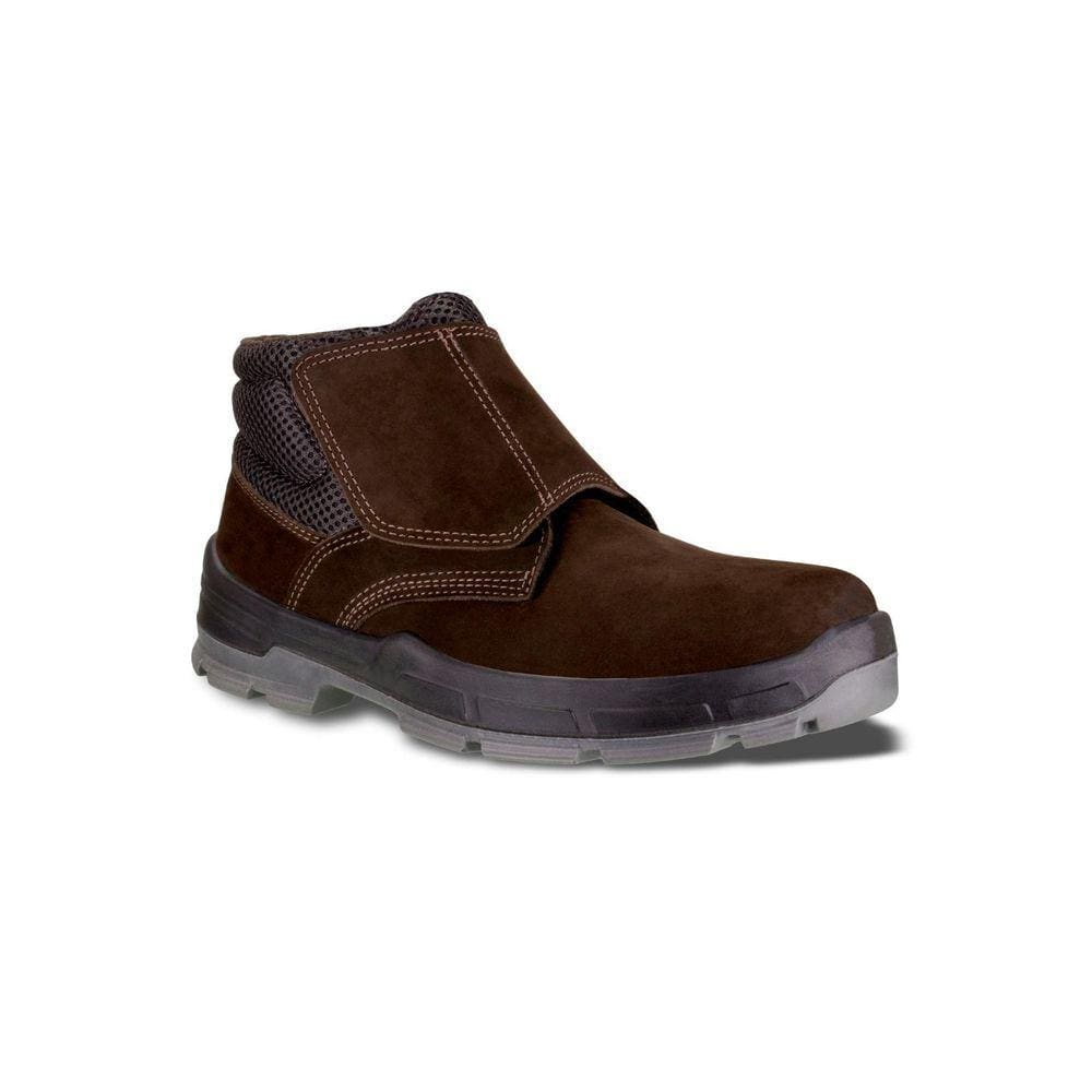 Bota Bracol Couro Nobuck Cor Café Sem Cadarço Nº44
