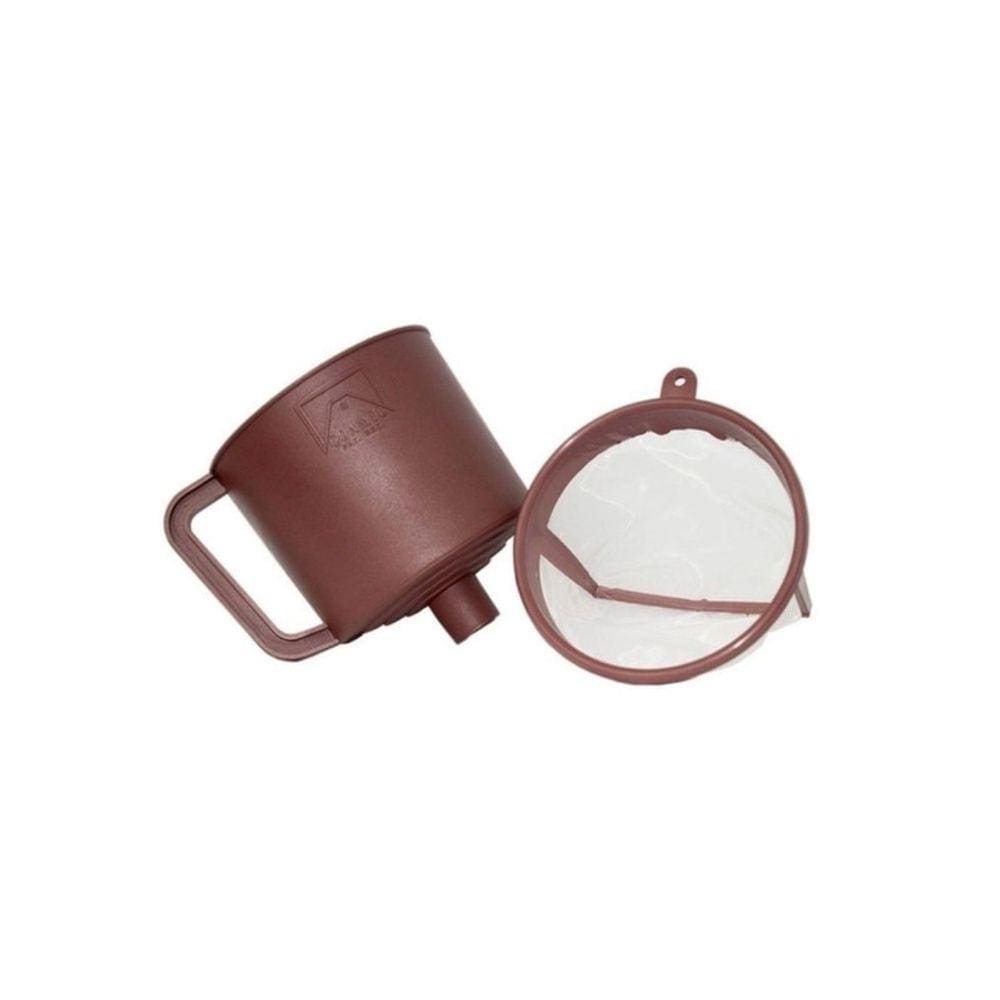 Porta Filtro Completo Coador Poliéster Para Café Com Funil