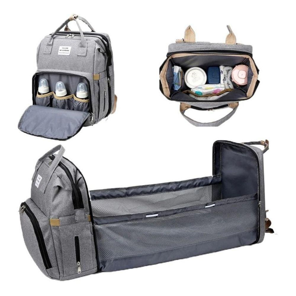 Mochila Maternidade Bebê Multifuncional+trocador + Usb