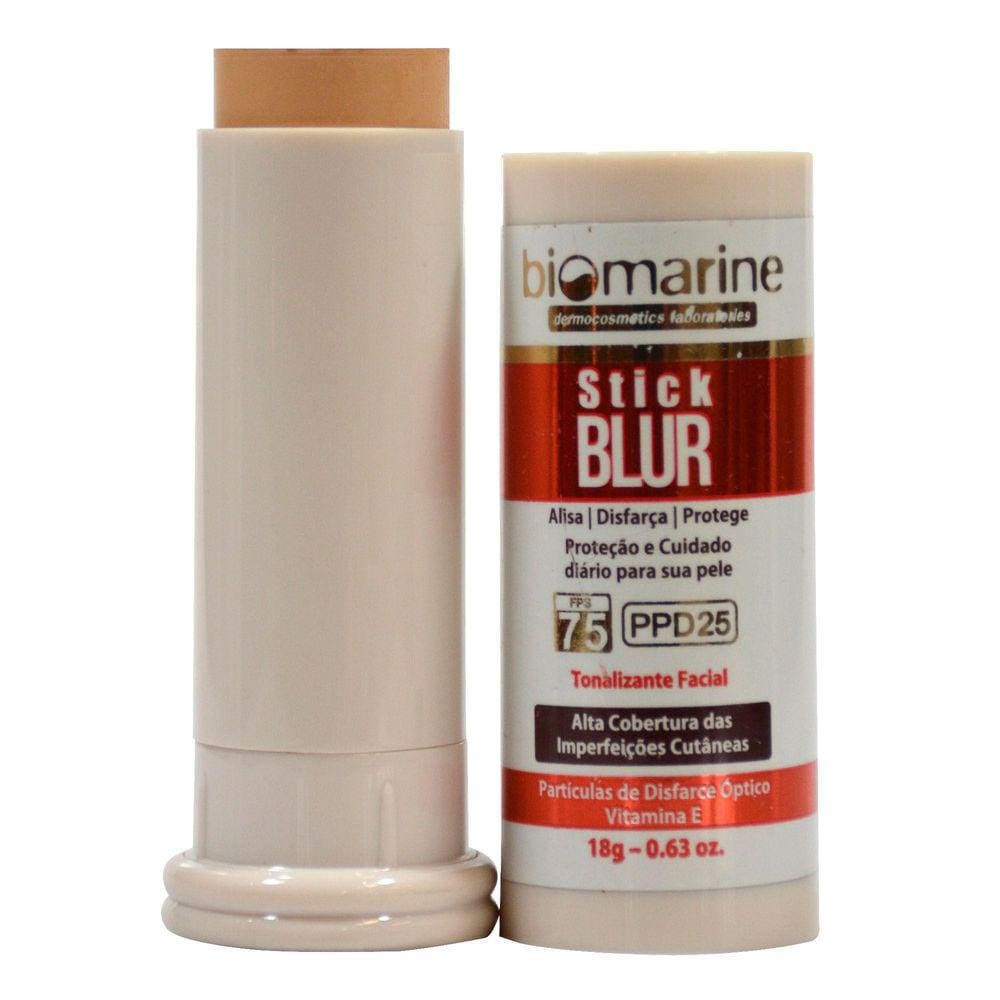 Biomarine Base Bastão Protetor Solar Stick Blur Fps 75 Ppd