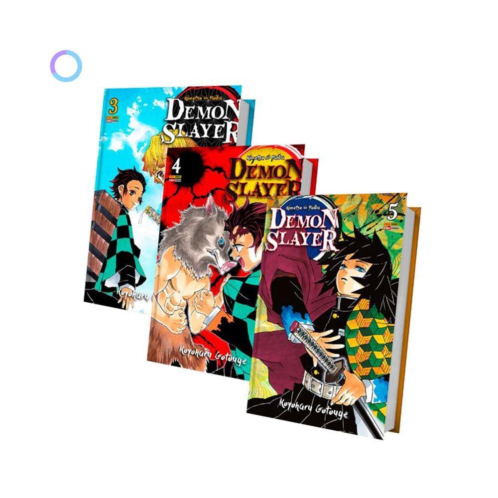 Demon Slayer, Kimetsu No Yaiba | Mangá Volume 3 Ao 5 - KIT