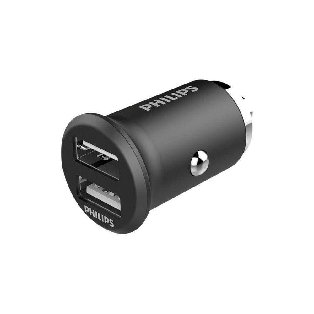 Carregador Veicular Philips Turbo 2 Usb 3.8A/24W