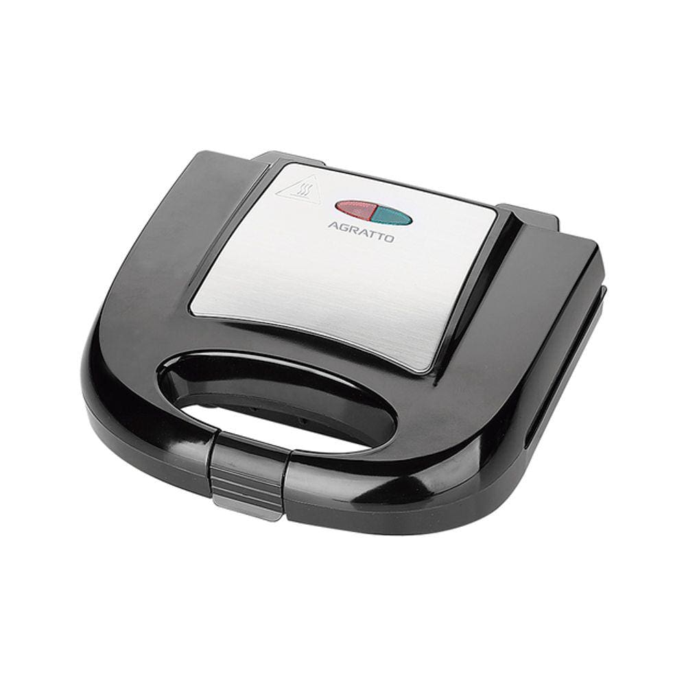 Sanduicheira e Grill 2 em 1 Elétrico Agratto Inox 2 SID-01 750W 127V