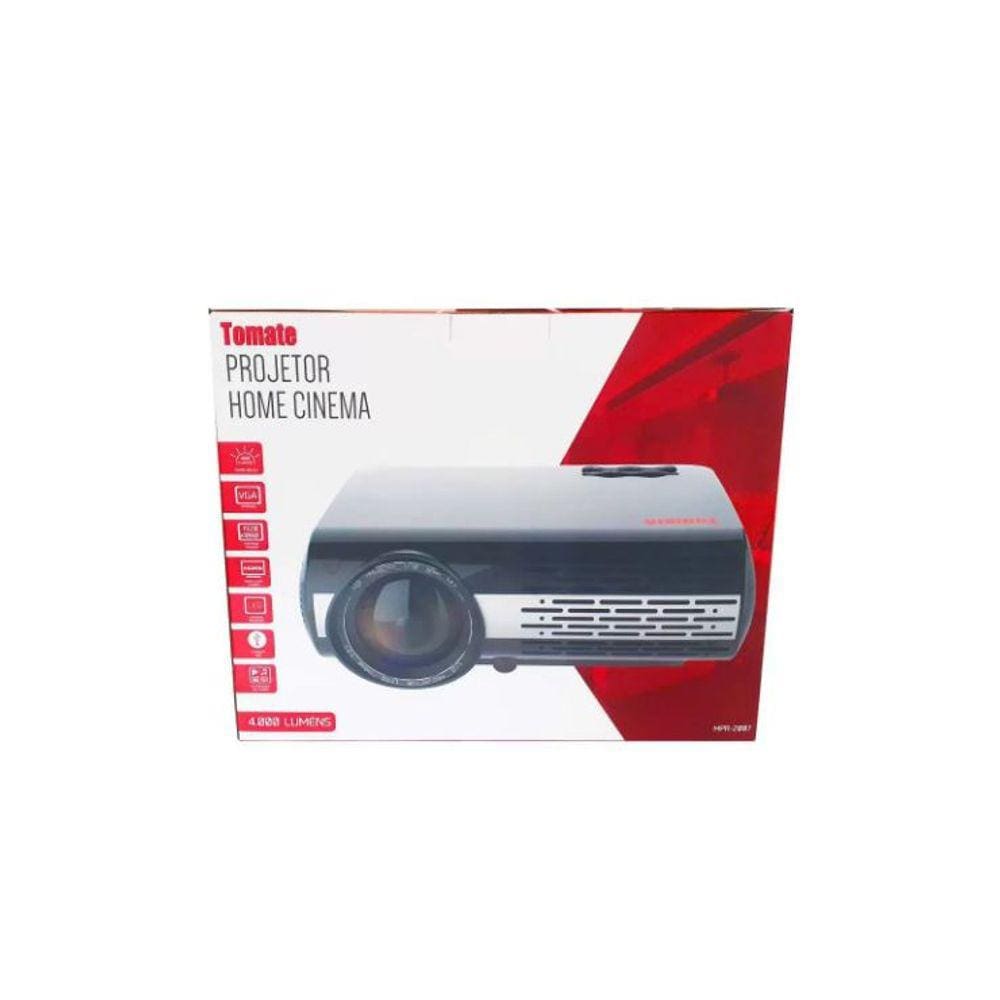 Projetor Led 4000 Lumens Home Cinema Tomate MPR-2007