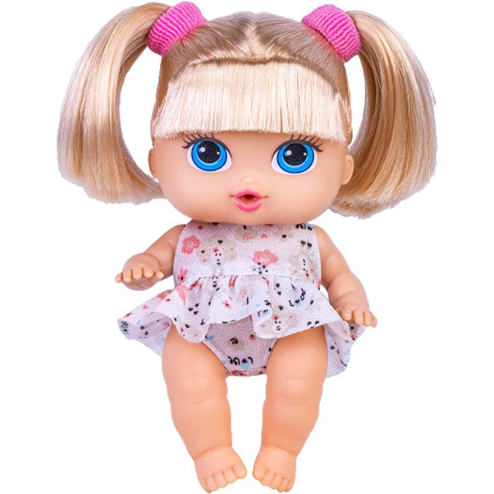 Boneca Articulada - 18 cm - Babys Collection Mini - Passeio - Super Toys