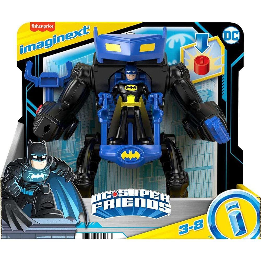 Boneco Batman e Robô De Batalha Imaginext Mattel - HGX79
