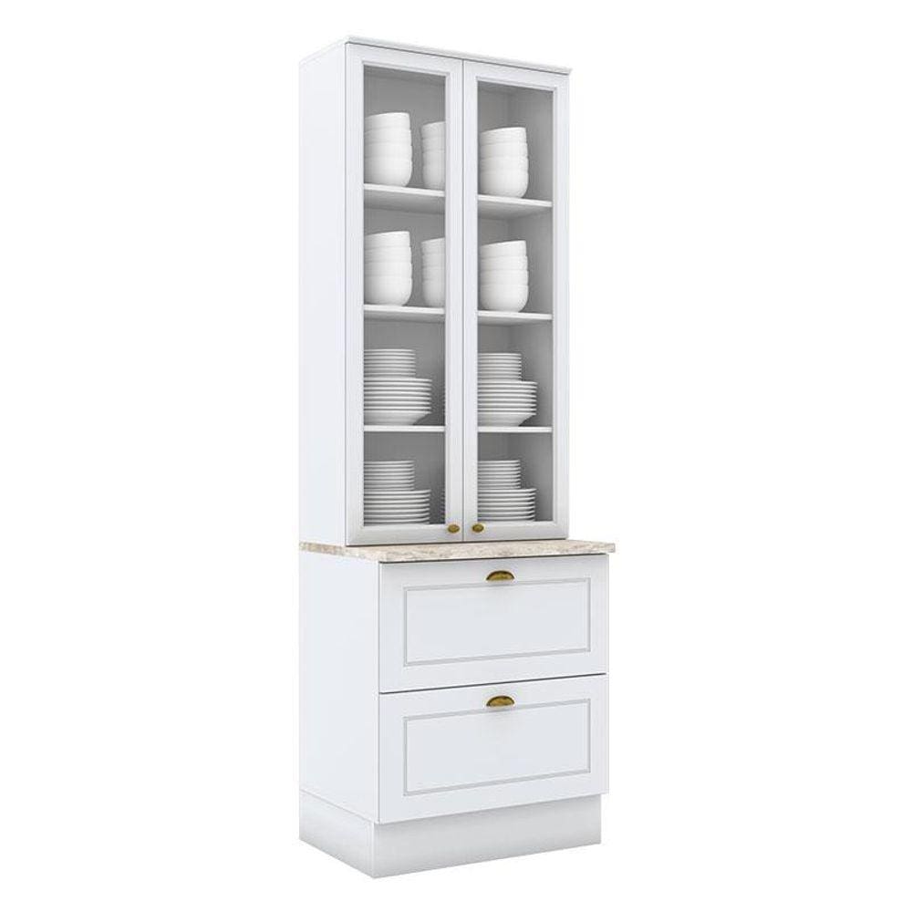 Cristaleira Americana Branco HP - Henn