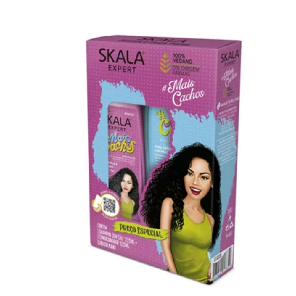 Shampoo + Condicionador #Mais Cachos Definidos Skala