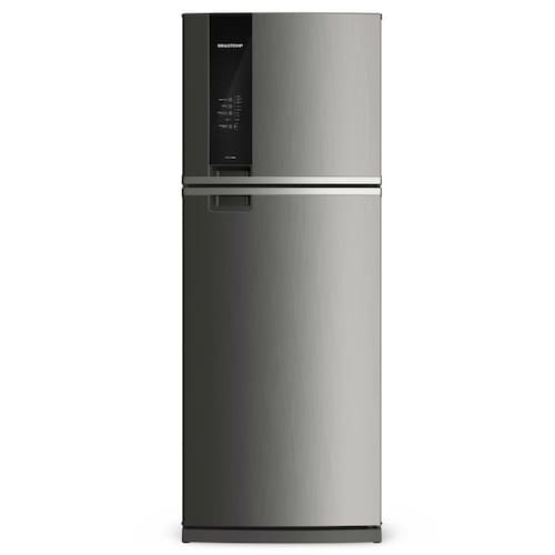imagem-Geladeira Brastemp Frost Free Duplex 462 litros cor Inox com Turbo Control - BRM56BK - 110V