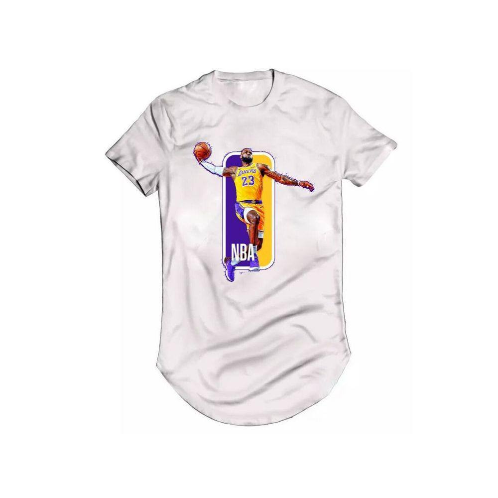 Camiseta Longline King James Los Angeles Basquete