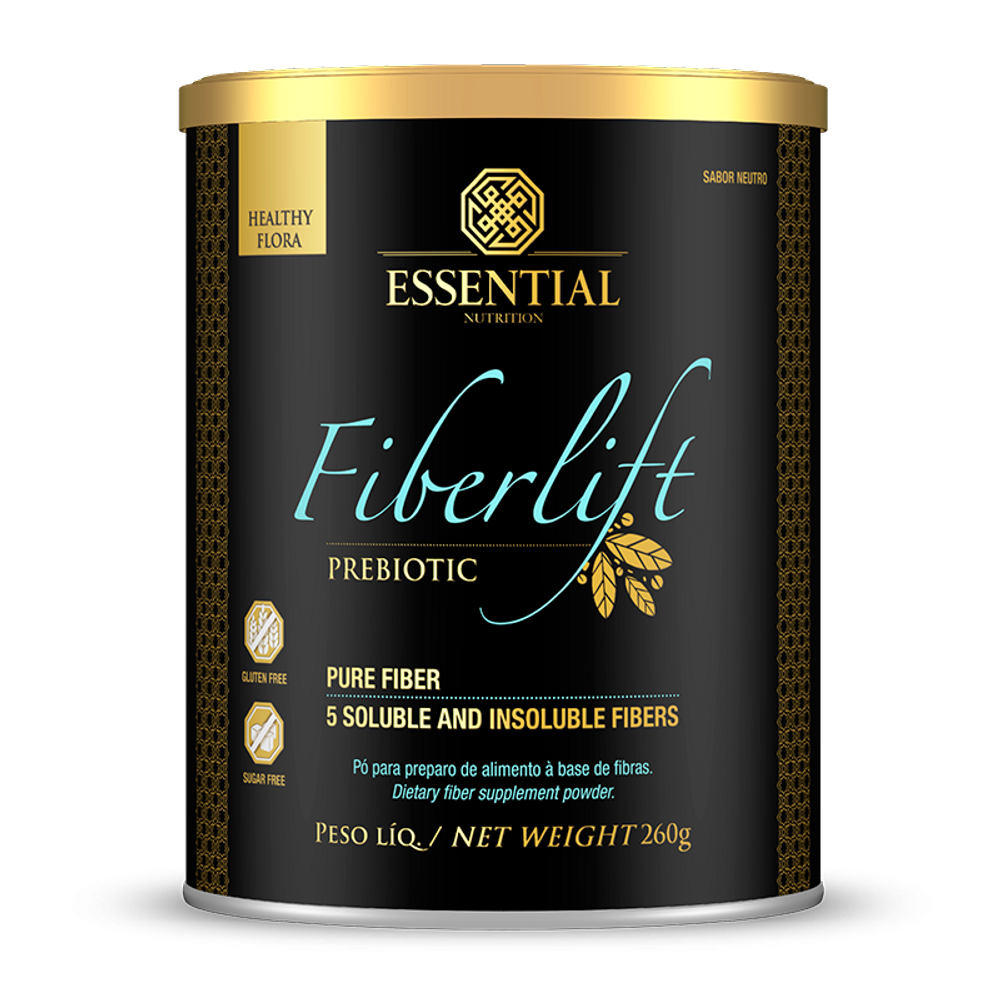 Kit 2X: FiberLift Fibra Prebiótica Essential Nutrition 260g