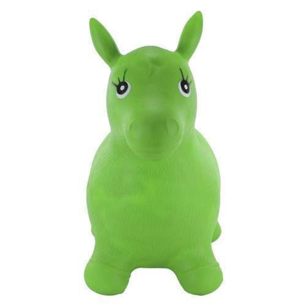 Cavalinho Pula Pula Inflável Vinil Verde - Bbr Toys