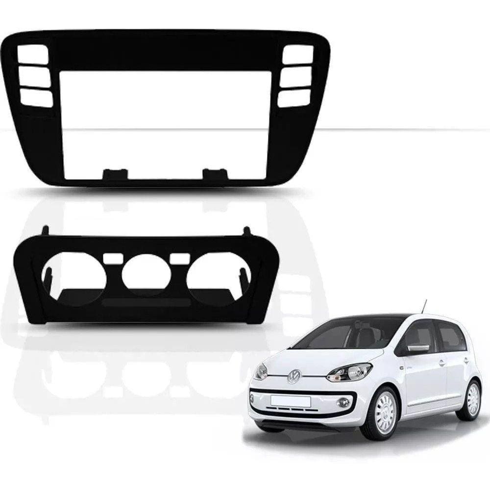 Moldura 2 Din Volks Up 2014, 2015, 2016 - Preta - 3253