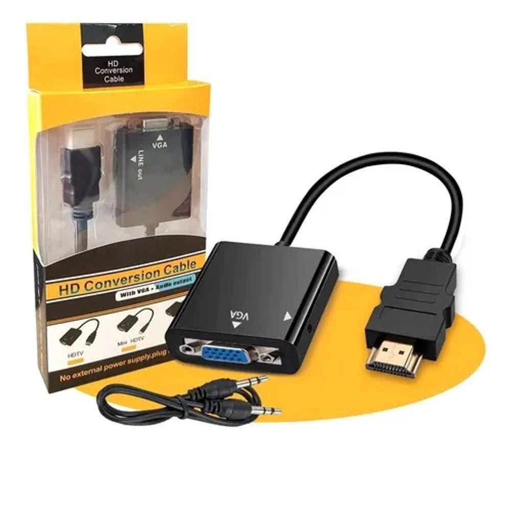 Cabo Conversor Hdmi Vga
