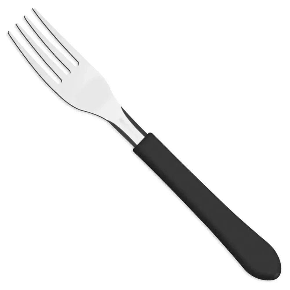 Garfo De Mesa Inox Leme Preto - Tramontina