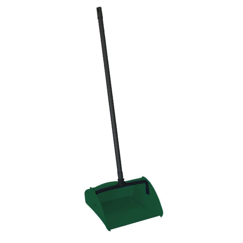 Pá Coletora De Lixo Com Cabo Articulado Cor Verde