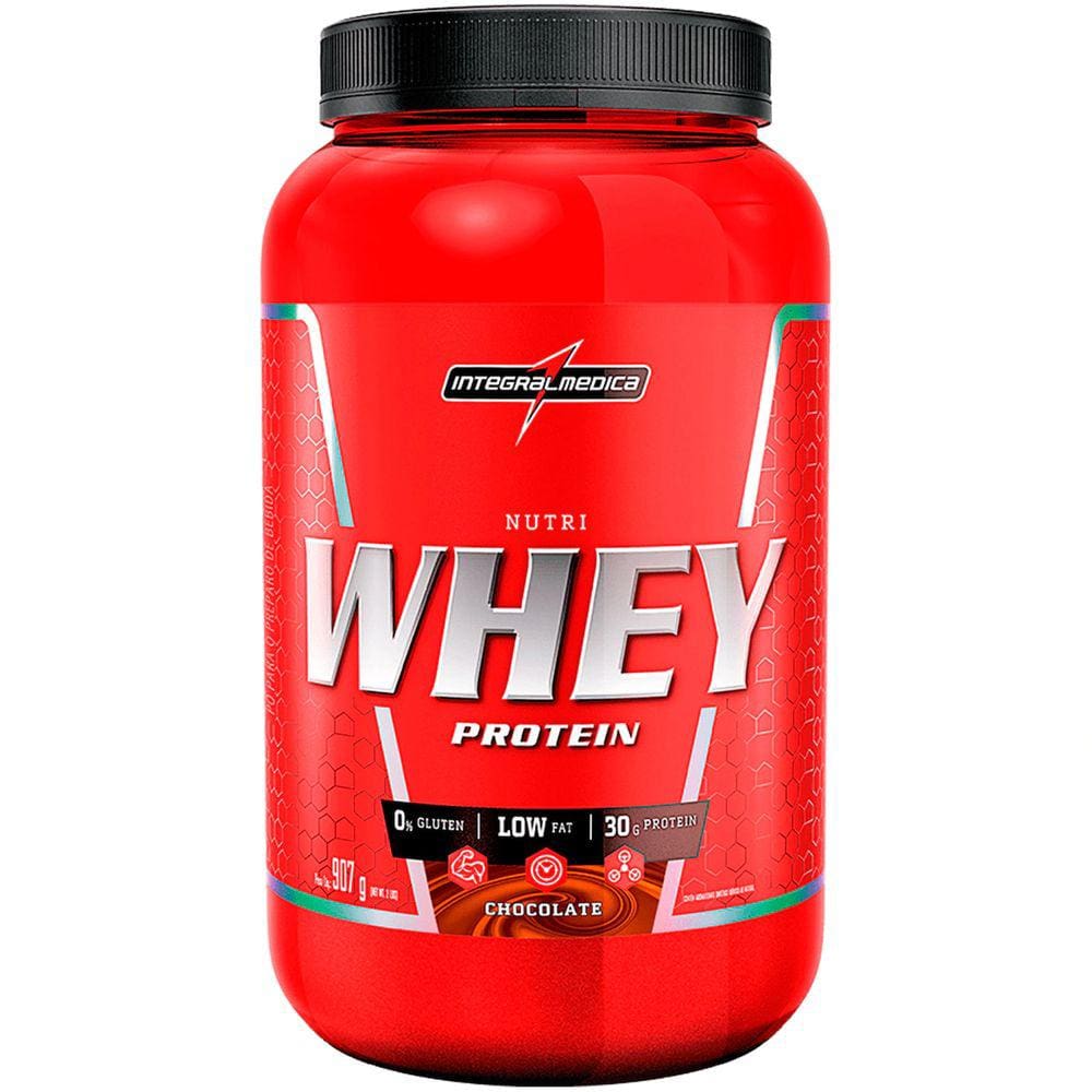 Whey Protein Integralmédica Chocolate Nutri - 907g