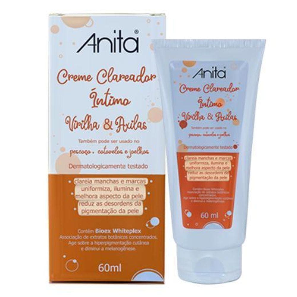 Anita - Creme Clareador Íntimo Virilhas E Axilas 60Ml