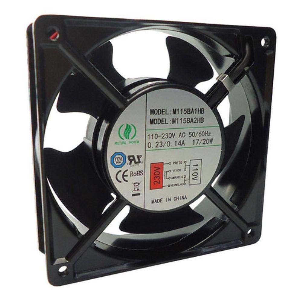 Microventilador Axial 120x120x38mm M115ba1hb 17/20w Bivolt
