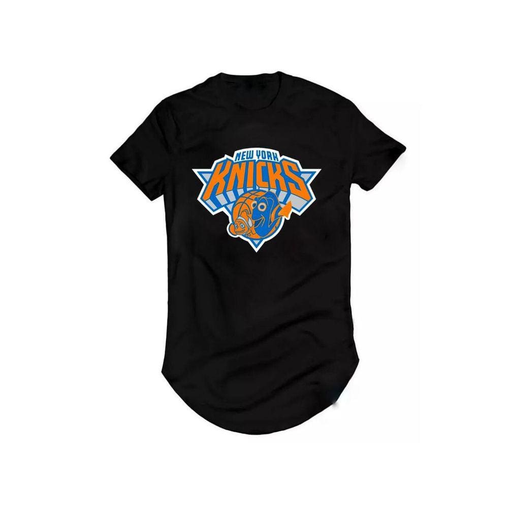Camiseta Longline New York Knickss Carmelo Anthony Basquete