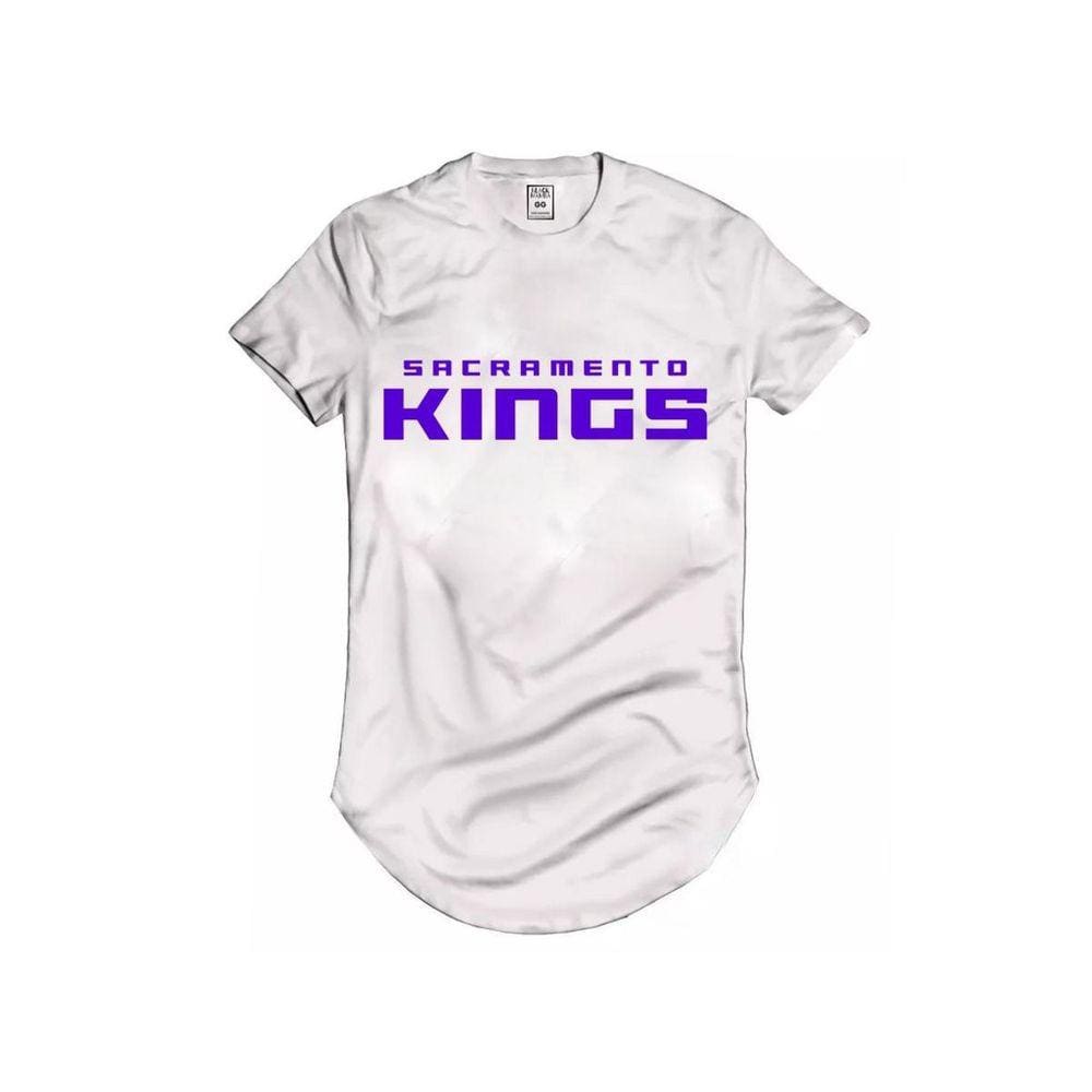 Camiseta Longline Sacramento Kings De Aaron Fox Basquete