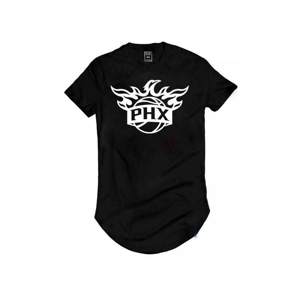 Camiseta Longline Phoenix Suns Devin Booker Chris Paul
